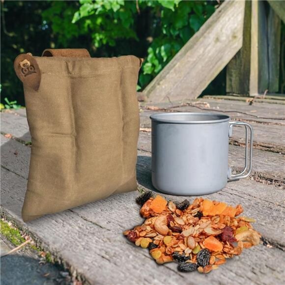 Hide & Drink, Foraging Pouch (Collapsible) for Hiking, Treasures & Seashells - Picture 3 of 7